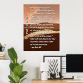 Poème Ozymandias par Percy Shelley, 1819 Poster (Bureau à domicile)