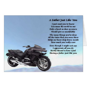 Poème père moto