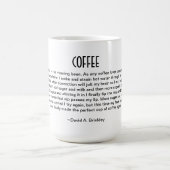 Poème pour la tasse de matin de café (Centre)