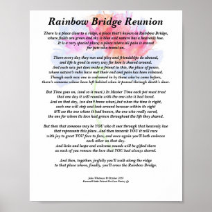 Poème : Réunion de Rainbow Bridge, FL, Poster Matt