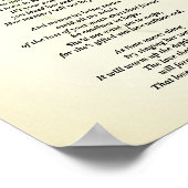 Poème : "When Your Pet Goes" (Femme) Poster (Matte (Coin)