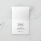 Poème WILDERNESS WOLF sur une carte de note (Intérieur)