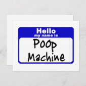 poep3 briefkaart (Voorkant / Achterkant)