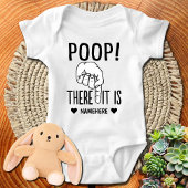 Poep. Daar is het! Grappig Romper