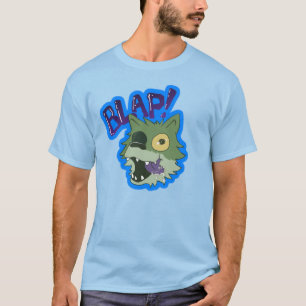 Poep de Zombie Wolf Pup - BLAP! T-shirt