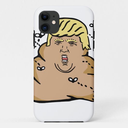 poep donald trump Case-Mate iPhone case (Achterkant)