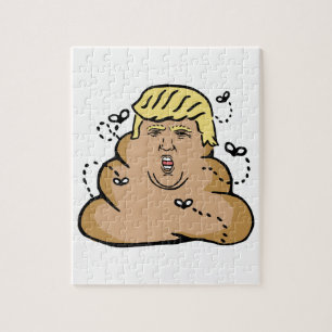 poep donald trump legpuzzel