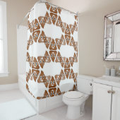 poep emoji douche gordijn badkamer (In situ)