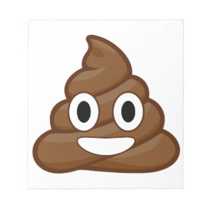 poep emoji notitieblok