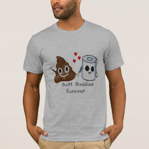 poep emoji toiletpapier en broekjes voor altijd gr t-shirt