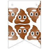 poep emojis partij bunting banner (Eerste vlag)