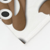 Poep. Fleece Deken (Hoek)