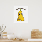 Poep Fruity Funny Fruit Pun Poster (Keuken)