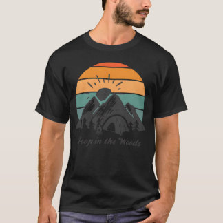 Poep Inhe Woods Camping vrienden T-shirt