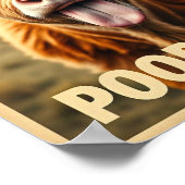 Poepen jullie? Grappige Highland Koe, Koe kunst Poster (Hoek)