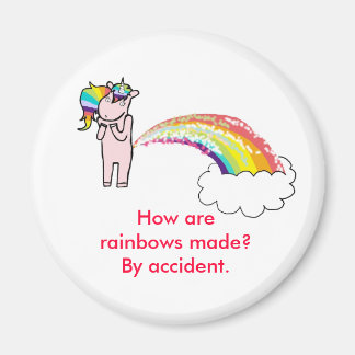 poepende eenhoorn, Hoe worden regenbogen gemaakt?  Magneet