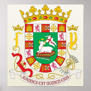 Poerto Rico - wapenstilstand Poster