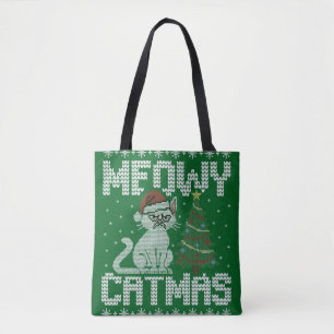 Poes Kerstmis Je Vuile Beest Draagtas