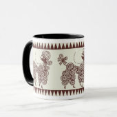 Poes, poel, poel. mok (Voorkant links)