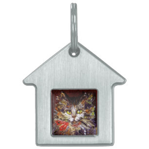 POES PORTRET HUISDIEREN NAAMPLAATJE