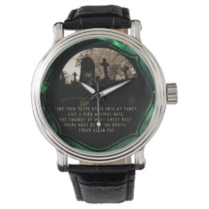 Poe's "The Grave" Horloge