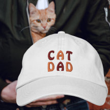 POES VADER Oranje en Bruine Typografie