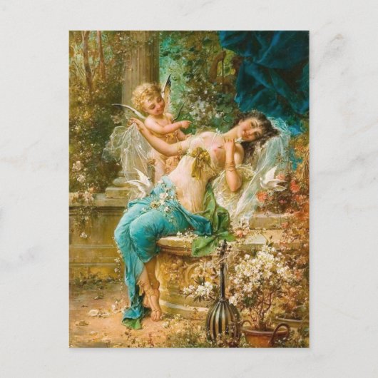 Poesia - door Herbert James Draper Briefkaart (Voorkant)