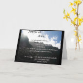 poésie - Carte des bijoux d'Awe (Fleur jaune)