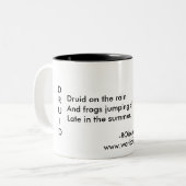 Poésie de druide dans la tasse d'art et d'essai (Devant gauche)