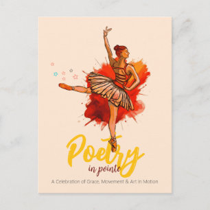 Poésie en Pointe   Invitation à la représentation 
