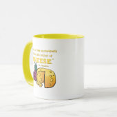 Poésie et fromage - Chesterton quote Mug (Devant gauche)