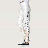 “Poésie Peinte Douce” – Leggings (Gauche)