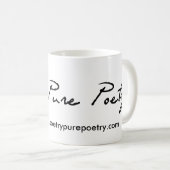 Poésie, tasse de café pure de poésie (Devant droit)