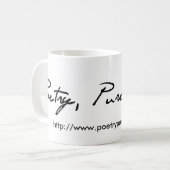 Poésie, tasse de café pure de poésie (Devant gauche)