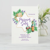 Poessach-seder Kaart (Staand voorkant)