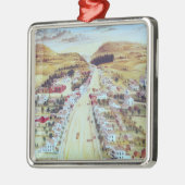 Poestenkill, New York, c.1855 Metalen Ornament (Links)