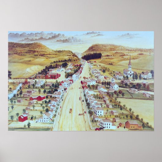 Poestenkill, New York, c.1855 Poster (Voorkant)