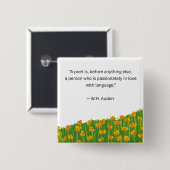 Poet Button (Voorkant /achterkant)