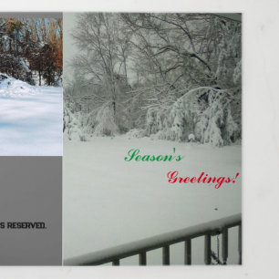 Poet Caldwell Lee Products Drieluik Wenskaart