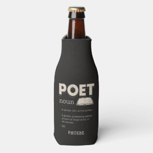 Poet Definition Gag Grappige Poëzie Schrijver Gag Flesjeskoeler