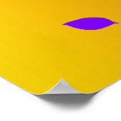 Poet Partridge in een gerangschikte zwarte peerboo Poster (Hoek)