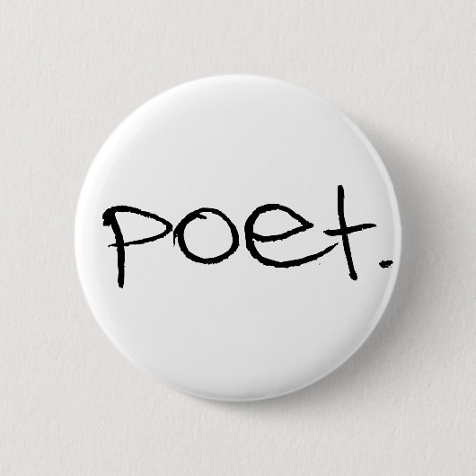 Poet Ronde Button 5,7 Cm (Voorkant)