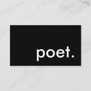 poet visitekaartje