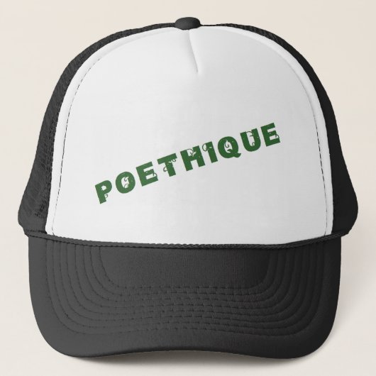 Poethiek Trucker Pet (Voorkant)