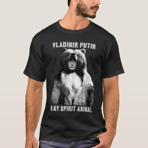 Poetin is mijn spion voor dierenbeleid in Rusland T-shirt