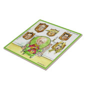 Poetin op de Ritz W/Trump Comic Ceramic Tegel Tegeltje (Zijkant)