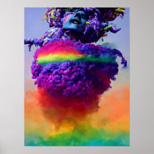 Poetin Rainbow Bomb Poster