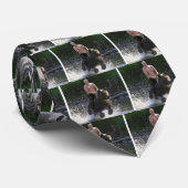 Poetin rijdt een beer! stropdas (Opgerold)