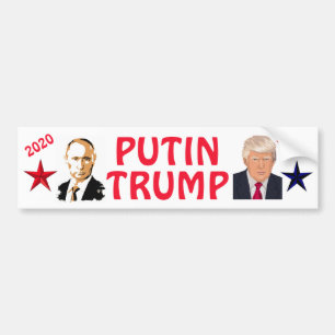 Poetin Trump 2020 VerkiezingsBumpersticker Bumpersticker