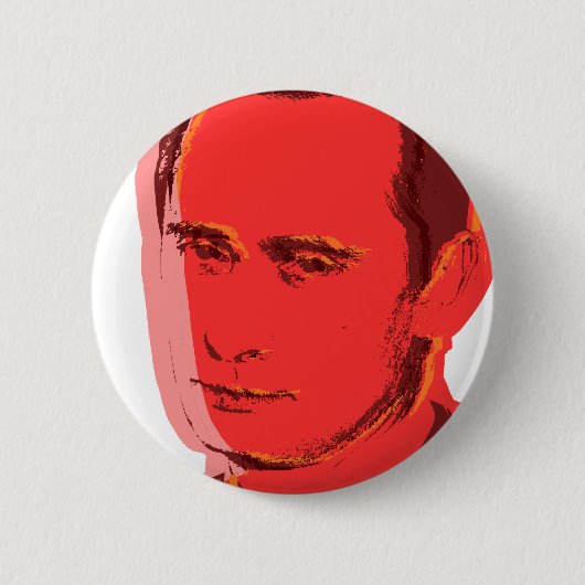 Poetin vladimir ronde button 5,7 cm (Voorkant)